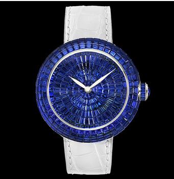 Jacob & Co. Brilliant Full Baguette Blue Sapphires Replica Watch BQ532.30.BB.BB.A